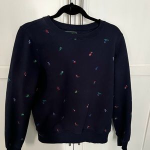 Roots crewneck skier sweatshirt